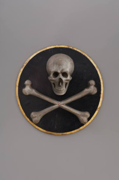 Independent Order of Odd Fellows Skull and Crossbones Plaque (on grey)
Artist unidentified
Ph…
