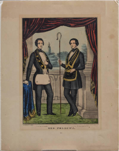 Odd Fellows N.G. of a Lodge. G.P. of an Encampment
Published by Nathaniel Currier, (1813–1888)…
