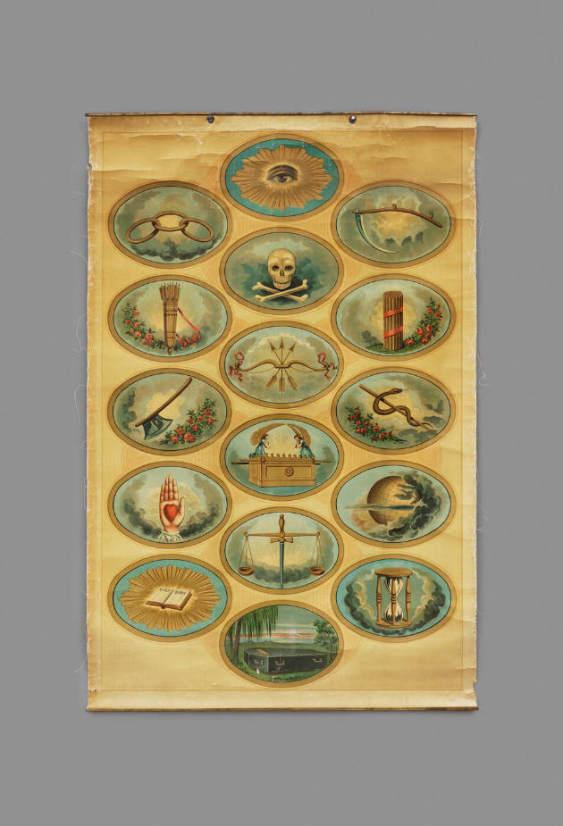 Independent Order of Odd Fellows Tracing Board
Possibly A. Hoen & Co., lithographer
Photo by …