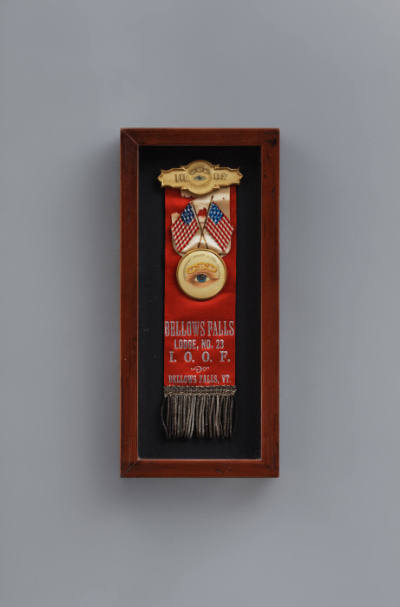 Independent Order of Odd Fellows Member Ribbon Badge
Artist unidentified
Photo by José Andrés…