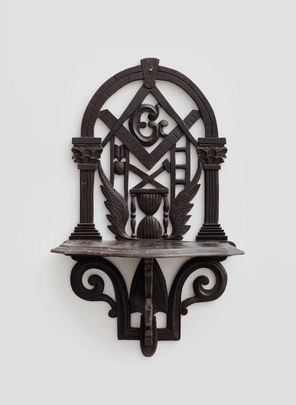 Masonic Folding Shelf
Attributed to John Haley Bellamy, (1836–1914)
Photo by José Andrés Ramí…