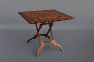 James J. Crozier, (1867–1950), “Independent Order of Odd Fellows Marquetry Table,” Probably Isl…