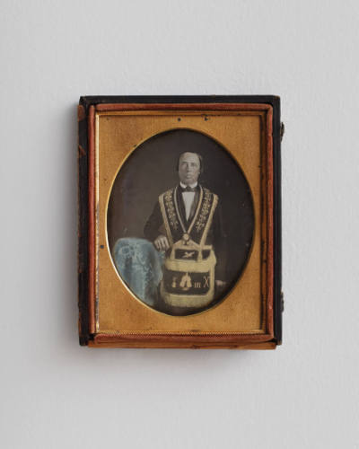 Artist unidentified, “Unidentified Man in Independent Order of Odd Fellows Regalia,” United Sta…