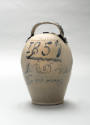 Artist unidentified, “Political Harvest Jug,” United States, 1857, Salt-gazed stoneware with co…