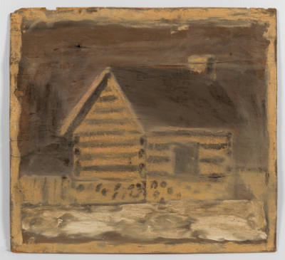 Jimmy Lee Sudduth, (1910–2007), “Untitled,” Before 1986, Paint and mud on plywood panel, mounte…