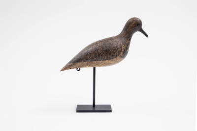 Artist unidentified, “Black-bellied Plover”, Massachusetts, 1900, Paint on wood with glass eyes…