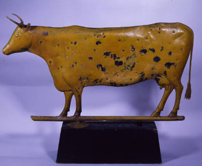 Possibly L.W. Cushing & Sons, “Cow,” Waltham, Massachusetts, 1870–1880, Molded and painted copp…