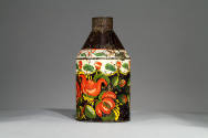 Butler Shop, (act. 1824–c. 1855); paint decoration by Ann Butler, (1813–1887), Tea Caddy, Green…