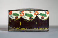 Butler Shop, (act. 1824–c. 1855); paint decoration by Ann Butler, (1813–1887), Trinket Box, Gre…