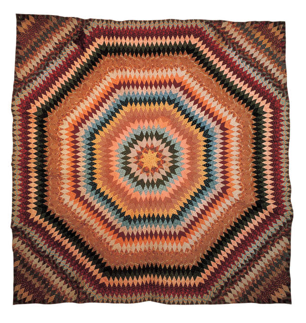 Sunburst Quilt
Probably Rebecca Scattergood Savery 
Photo by Terry McGinnis