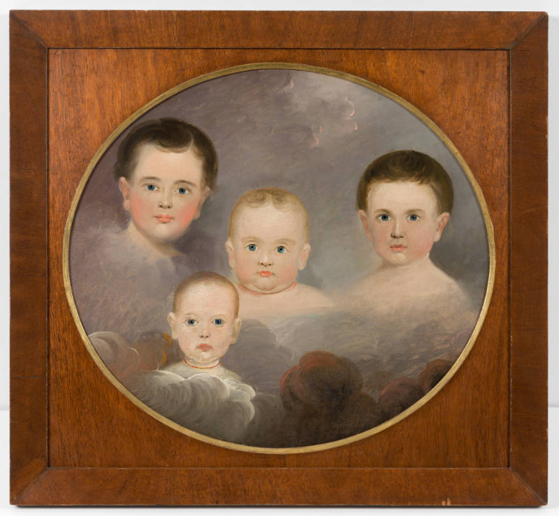 William Matthew Prior, (1806–1873), “Heavenly Children,” Probably Massachusetts, c. 1850, Oil o…
