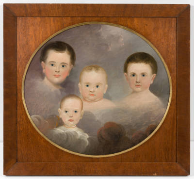 William Matthew Prior, (1806–1873), “Heavenly Children,” Probably Massachusetts, c. 1850, Oil o…