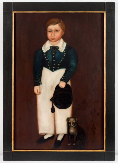 Standing Child with Cat
Artist unidentified
Photo by Adam Reich