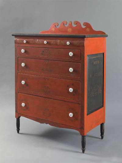 John K. Livingston, (1842–1917), “Chest of Drawers,” Soap Hollow, Somerset County, Pennsylvania…