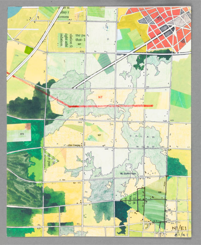 Jerry Gretzinger, (b. 1942), “Jerry's Map (E1/N1, Generation 11),” Ann Arbor, Michigan, Cold Sp…
