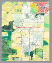 Jerry Gretzinger, (b. 1942), “Jerry's Map (E1/N1, Generation 11),” Ann Arbor, Michigan, Cold Sp…