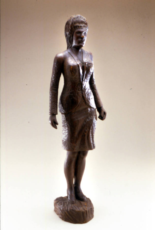 Clarence Stringfield, (1903–1976), “Carving of a Woman”, Nashville, Tennessee, 1930, Paint on w…