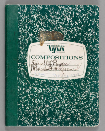 Malcolm McKesson, 1909–1999, “56-page notebook related to Matriarchy: Freedom in Bondage,” New …