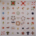 Union and Liberty Sampler Quilt Top
Artist unidentified
Photo by Scott Bowron