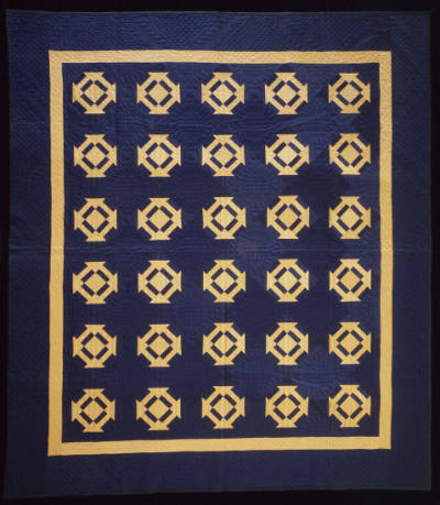Hole in the Barn Door Variation Quilt
Lydia Burkholder with help of her daughters, Mary and Ba…