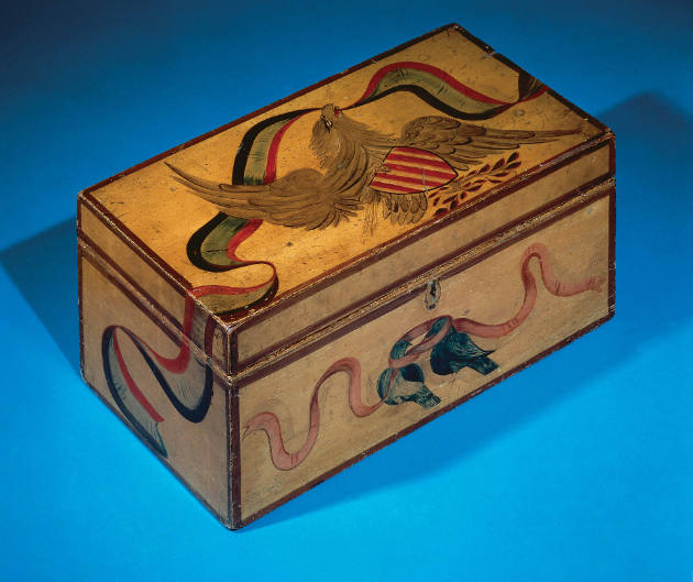 Trinket Box with Eagle Decoration
Artist Unidentified
Photographed by Helga Photo Studio