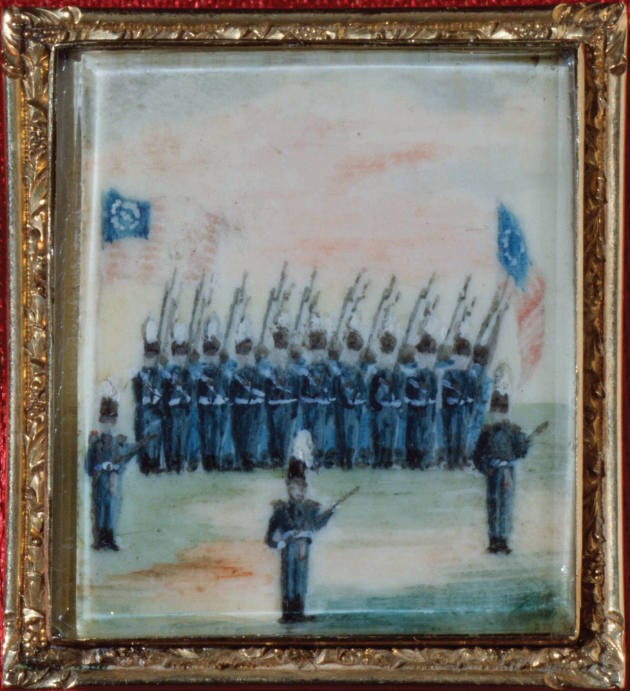 Miniature Pin: Soldiers
Artist Unknown
Photographed by Helga Photo Studio