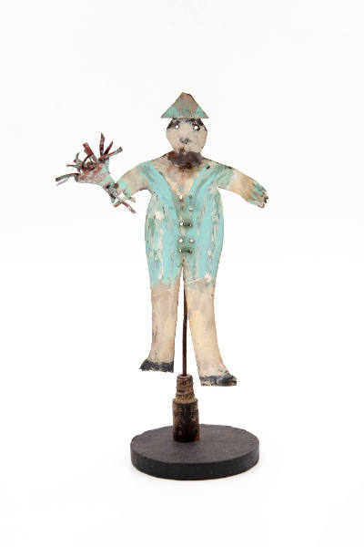 Matteo Radoslovich, (1882–1972), “Clown Holding Flower,” West New York, New Jersey, c. 1947–197…