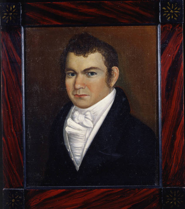 Attributed to Thomas Ware, (1803-1827), “Joseph Churchill,” Woodstock, Vermont, 1822–1823, Oil …