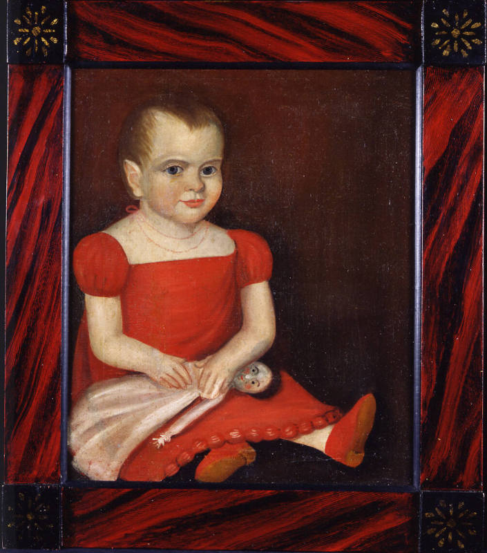 Attributed to Thomas Ware, (1803-1827), “Sarah Churchill,” Woodstock, Vermont, 1822–1823, Oil o…