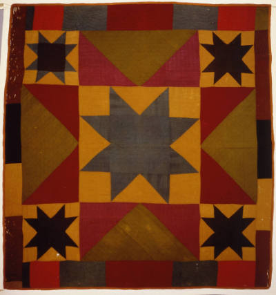 Center Star with Corner Stars Quilt
Unidentified member of the Glick Family
Photographer unid…