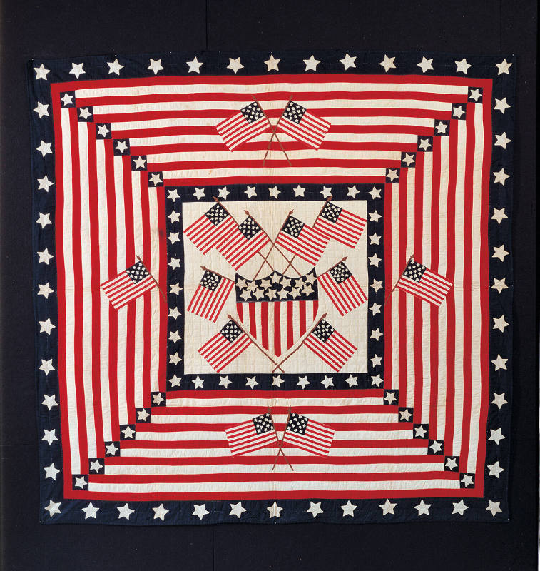 Flag Quilt
Mary C. Baxter 
Photographer unidentified