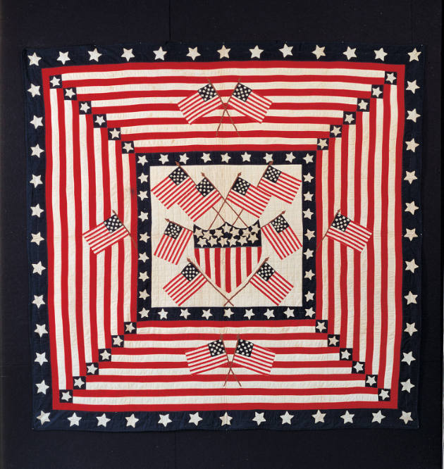 Flag Quilt
Mary C. Baxter 
Photographer unidentified