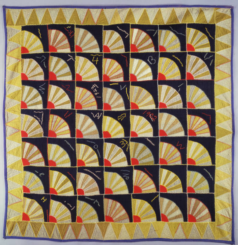 Fans Quilt
Quiltmaker Unidentified
Photographer unidentified