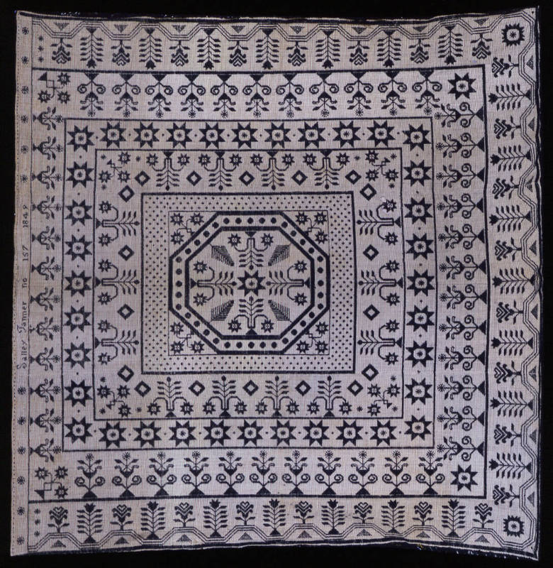 Woven Candlewick Spread: Octagonal Central Medallion
Hannah Leathers Wilson; "Salley Tanner no…