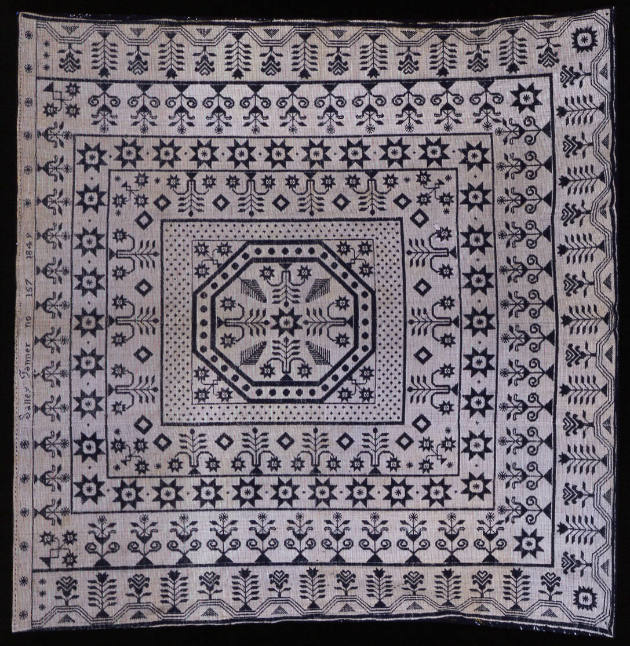 Woven Candlewick Spread: Octagonal Central Medallion
Hannah Leathers Wilson; "Salley Tanner no…