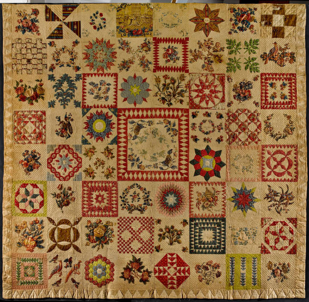 Album Quilt
Possibly Sarah Morrell and others
Photographed by Gavin Ashworth