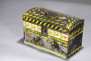 Artist unidentified, (1805-1900), “Box,” United States, early 19th century, Paint on tinplate, …