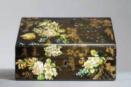 Artist unidentified, (1805-1900), “Box,” United States, c. 1840, Paint on papier mache, 5 1/2 x…