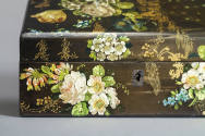 Artist unidentified, (1805-1900), “Box,” United States, c. 1840, Paint on papier mache, 5 1/2 x…
