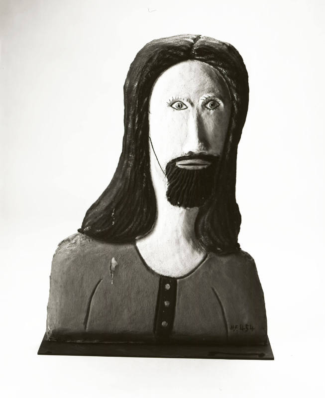 Howard Finster, (1916–2001), “Unknown Disciple,” Summerville, Georgia, 1976–1977, Sand-cast Con…