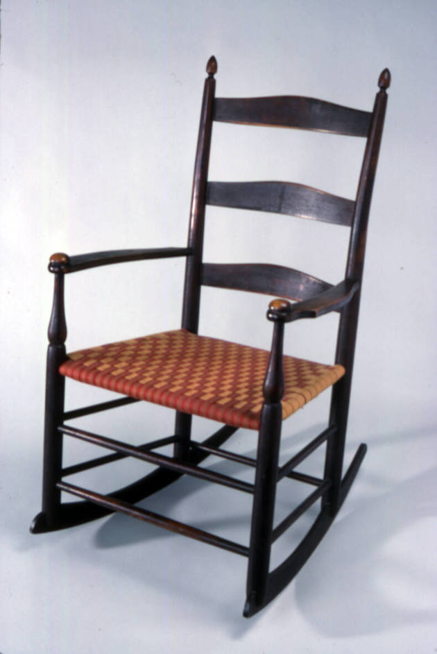 Shaker Three-slat Ladderback Rocker
Artist Unknown
Photographer unidentified