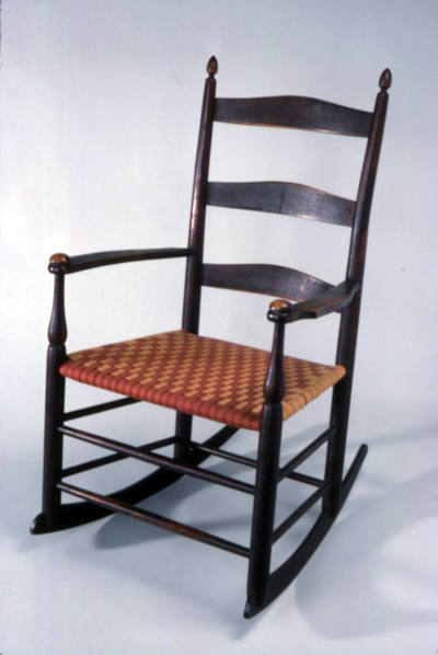 Shaker Three-slat Ladderback Rocker
Artist Unknown
Photographer unidentified