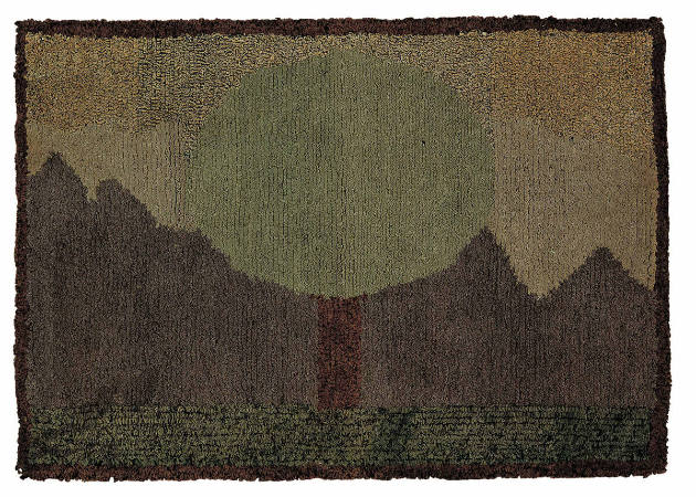 Solitary Tree Hooked Rug
Artist unidentified
Photo by John Parnell