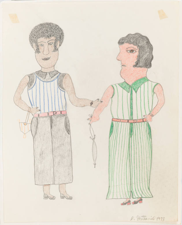 Inez Nathaniel Walker, (1911–1990), “Untitled,” New York, 1973 - 1978, Pencil and colored penci…