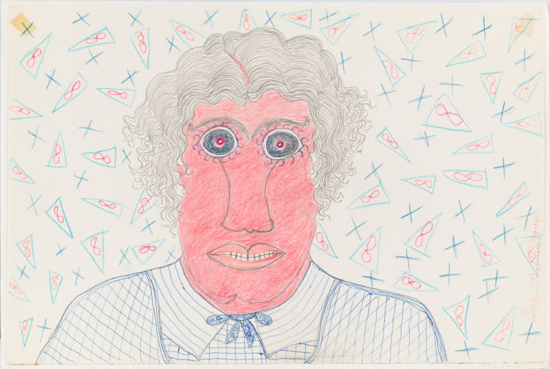 Inez Nathaniel Walker, (1911–1990), “Untitled,” New York, 1976, Pencil and colored pencil on pa…