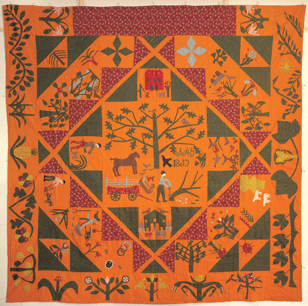 Sarah Ann Garges Appliqué Bedcover
Sarah Ann Garges
Photo by Schecter Lee