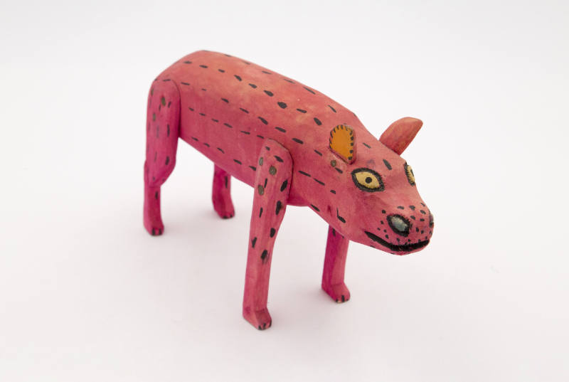 Artist unidentified, (1805-1900), “Pink Boar,” Oaxaca, Mexico, c. 1980, Wood, 2 x 5 x 11 in., C…