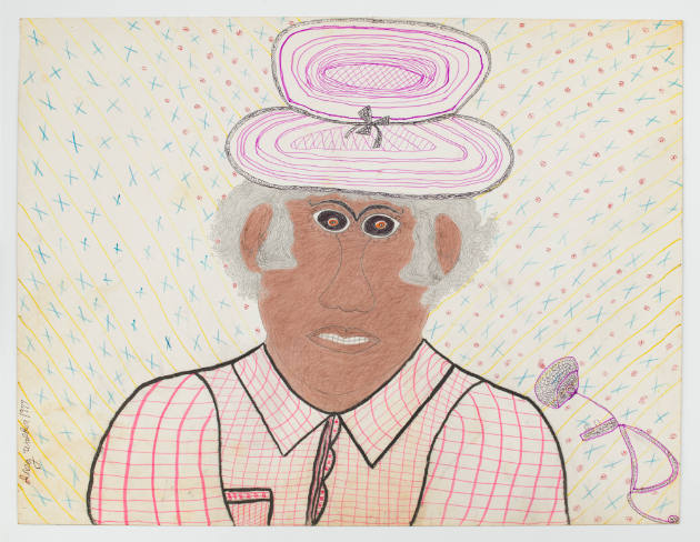 Inez Nathaniel Walker, (1911–1990), “Untitled,” New York, 1977, Pencil, colored pencil, crayon,…