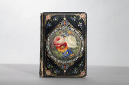 Artist unidentified, “Book with cover decoration”, Eastern United States, 19th Century, Mother-…