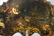 Artist unidentified, “Hand Screen”, Eastern United States, n.d., Paint on papier mache; gold le…